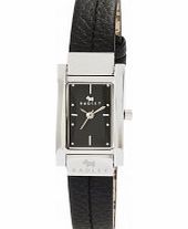 Radley Ladies Stitched Black Leather Strap Watch