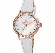 Radley Ladies Victoria Pearl White Leather Strap