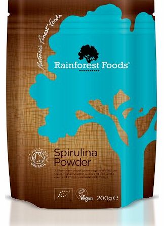 Rainforest Foods Organic Spirulina Powder 200g