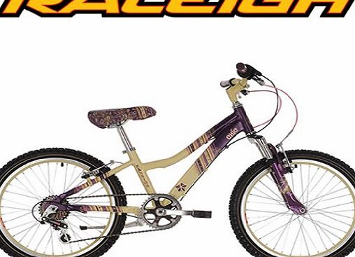 Raleigh Chic 20`` Childrens Bike - Purple and Cream - Girls.