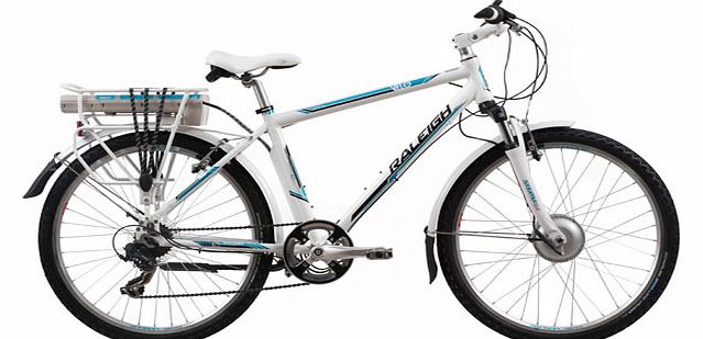 Raleigh Mens Velo Trail Diamond Frame eBike 26``