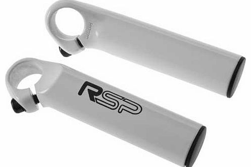 Raleigh Short Profile Bar Ends - White