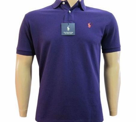 Ralph Lauren  POLO MENS PURPLE T-SHIRT CLASSIC FIT Size S/M/L/XL/XXL -SS SOLID CLSC MESH WPP (S)