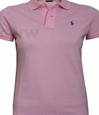 Ralph Lauren  WOMENS SKINNY POLO T-SHIRT BLACK, BLUE , NAVY, WHITE S/M/L/XL (Small, Navy)