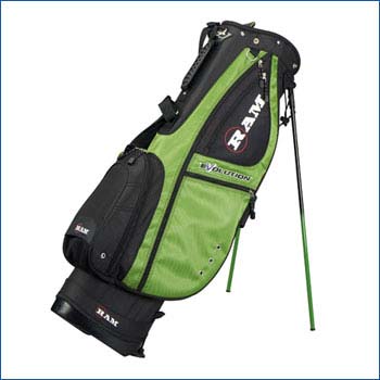 Ram WIZARD EVOLUTION GOLF STAND BAG BLK/GREEN