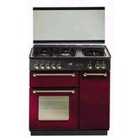 Rangemaster Claret 90cm Brass Trim Porthole Door