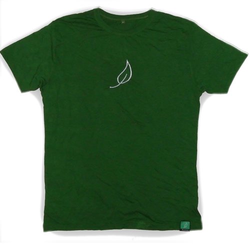 Mens Rapanui Eko Sustainable Bamboo Tee Green