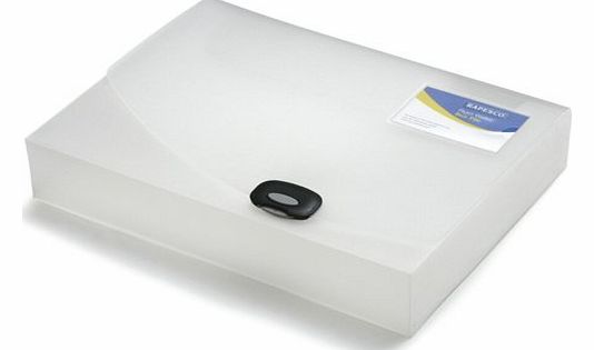 Box File Heavy Guage Polypropylene 60mm A4 Clear Ref 0714