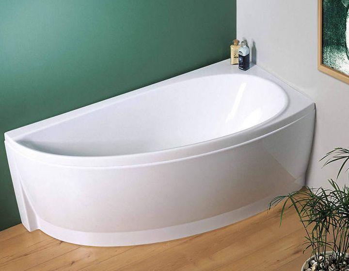 Avocado Corner Bath 150x75cm Right