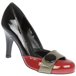 Ravel Female Belden Leather Upper Evening in Black Red