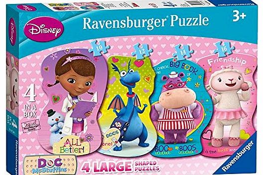 Ravensburger Doc 4-Shaped Puzzles (10/ 12/ 14/ 16 Pieces)