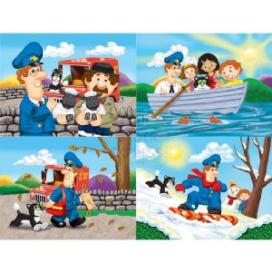 Postman Pat 4 In A Box Jigsaw Puzzles