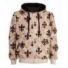 Raw Blue Fleur De Lis Hoody (Off White)