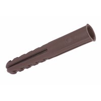 Rawplugandreg; Plastic Plugs Brown 4-6mm Pack of 1000