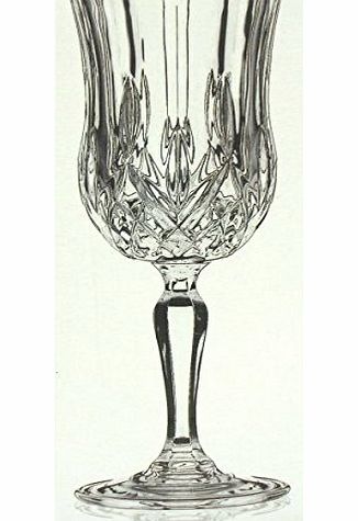 RCR Crystal RCR Royal Crystal Rock Crystal Cut Opera Red/White Wine Glasses, Set Of 6 16cl,5.50oz