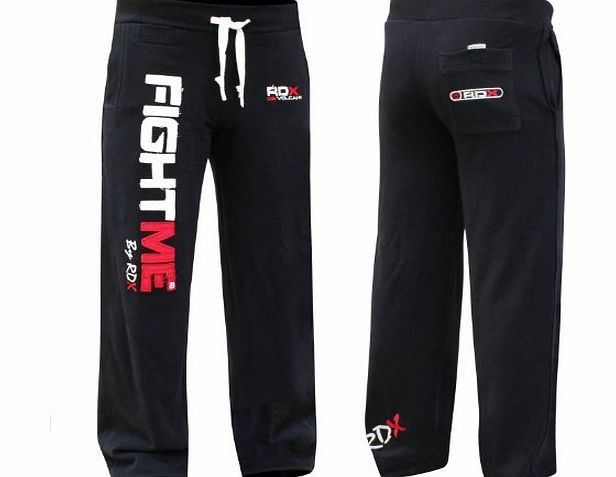 RDX Authentic RDX Fight ME Fleece Pants Trousers UFC MMA Tracksuite Gym Bottoms Jogging Joggers Shorts K1-Size XL