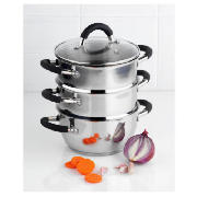 Bistro 3 piece steamer 18cm