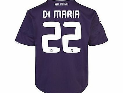 Real Madrid 3rd Shirt Adidas 2010-11 Real Madrid 3rd Shirt (Di Maria 22)