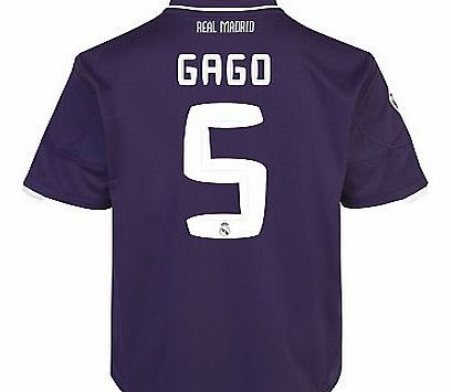 Real Madrid 3rd Shirt Adidas 2010-11 Real Madrid 3rd Shirt (Gago 5)