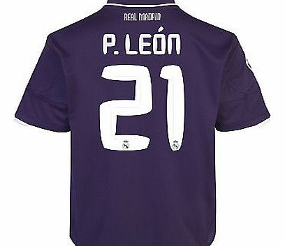 Real Madrid 3rd Shirt Adidas 2010-11 Real Madrid 3rd Shirt (P. Leon 21)