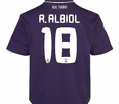 Real Madrid 3rd Shirt Adidas 2010-11 Real Madrid 3rd Shirt (R. Albiol 18)