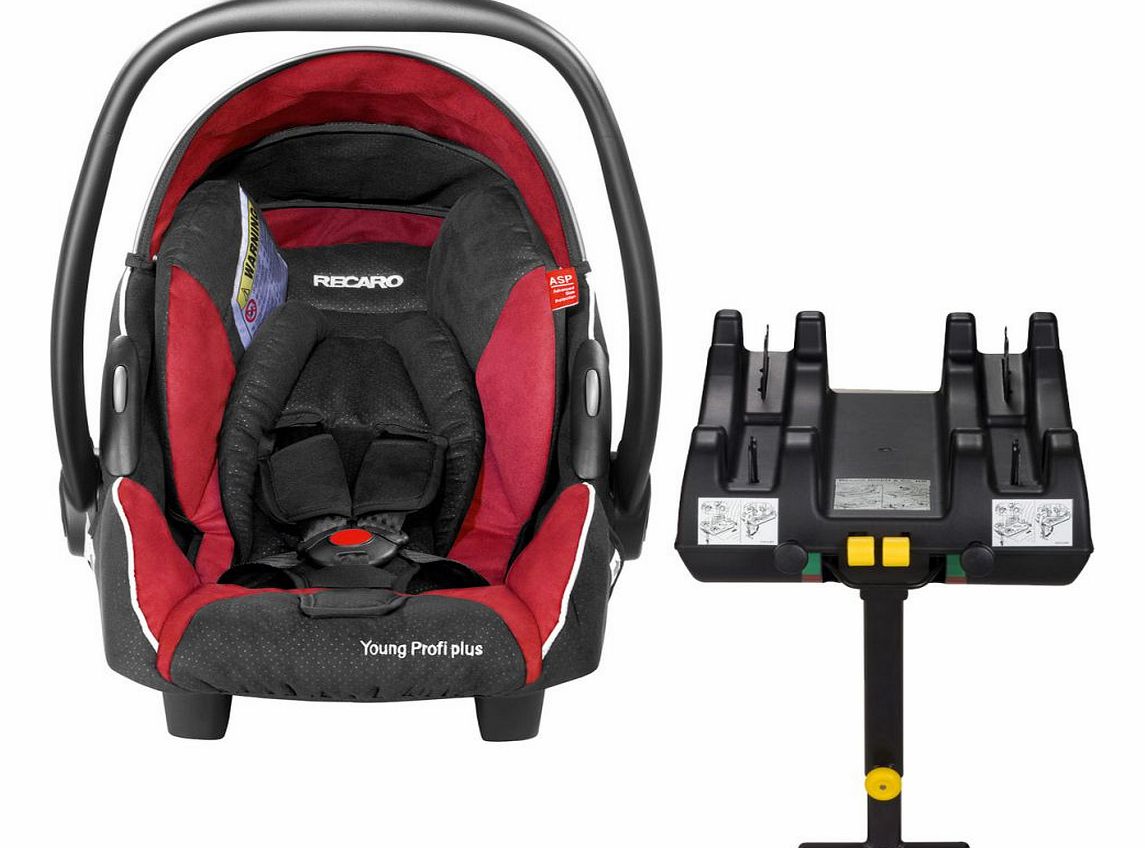 Recaro Young Profi Plus Cherry With Isofix Base