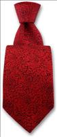 Red Chrysanthemum Tie by Robert Charles