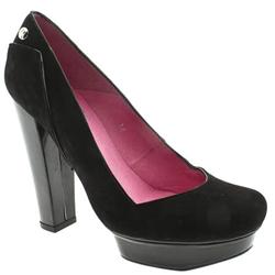 Female Biba Suede Upper Evening in Black