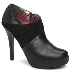 Red Or Dead Female Cabaret Leather Upper Evening in Black