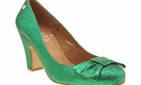 Green Lollipop Low Heels