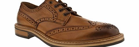 Tan Mr Renton Brogue Shoes