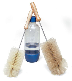 Redecker Natural Fibre Bottle Brush With Wooden