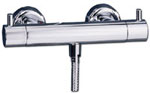 Thermostatic Bar Mixer Chrome Shower Valve