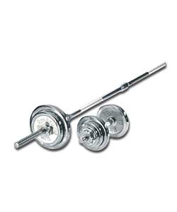 25kg Chrome Plate Set