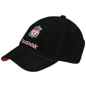 Reebok LFC Mens Baby Cord Cap - Black/Red/White.