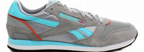 Reebok Phase III Runner Grey/Blue Suede Trainers