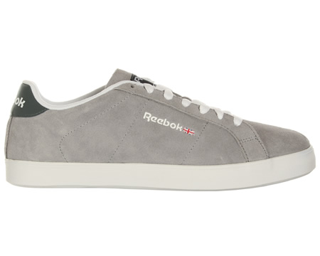 SH Newport Low Flat Grey & White Trainers