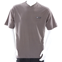 v neck t shirt grey