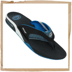 Fanning Flip Flop Blue