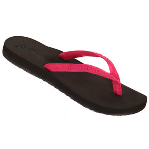 Ginger Sandal - Brown/Pink