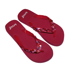 Ladies Reef Bedazzler Flip Flop. Hot Pink