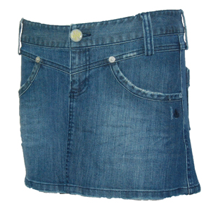 Reef Ladies Ladies Reef Filibuster Denim Skirt. Dirty Denim