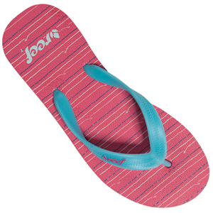 Ladies Reef Recife 2 Flip Flops. Pink Blue