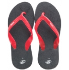 Mens Jamaican Sandal Black/Red