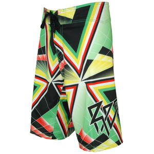 Mens Reef Empty Walls Boardshort. Green