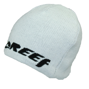 Mens Reef Fall Trip Beanie. White