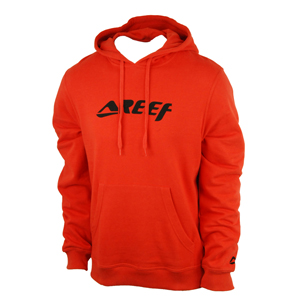 Mens Reef Rewind Hoody. Red