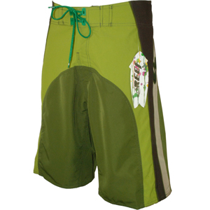 Mens Reef Solid Surplus Boardshort. Olive