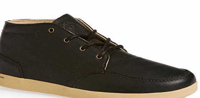 Reef Mens Reef Spiniker Mid Trainers - Black/tan