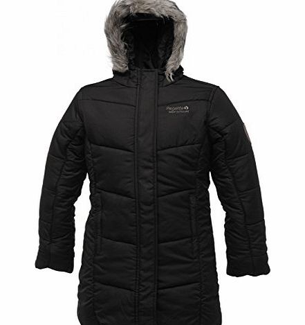 Regatta Girls Blissfull Jacket - Black (9-10)